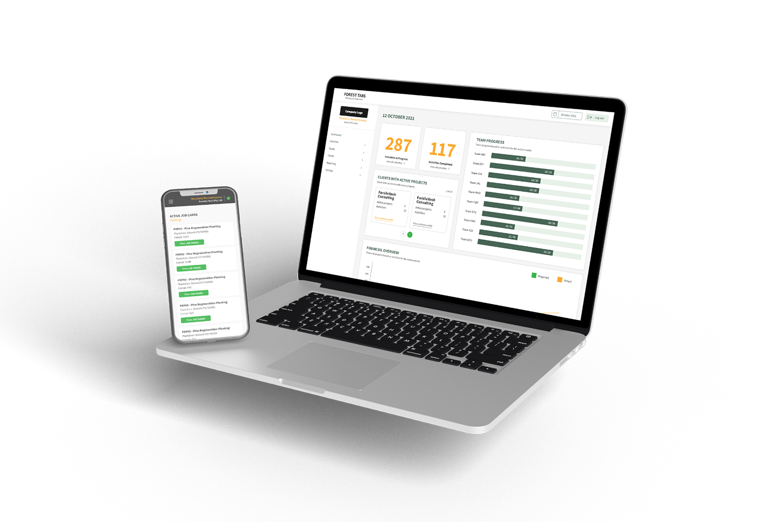 Forest Tabs - Manage and track forest activities